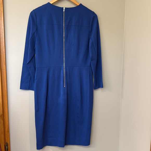 J. Crew Factory Zip ponte dress | EUC | 8 | Blue - Picture 9 of 11